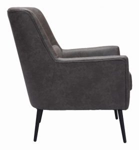 Zuo 109050 Ontario Accent Chair Vintage Black