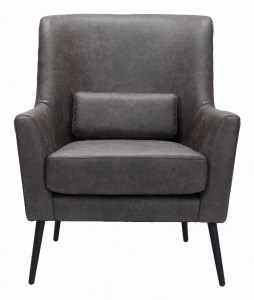 Zuo 109050 Ontario Accent Chair Vintage Black