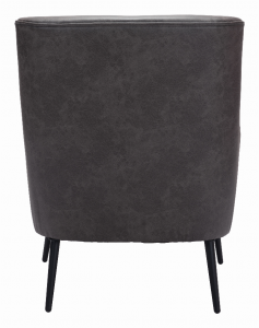 Zuo 109050 Ontario Accent Chair Vintage Black