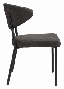 Zuo 100764 Pontus Dining Chair (set Of 2) Charcoal Gray