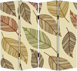 Homeroots.co 274628 1 X 84 X 84 Multi Color Wood Canvas Perpetual Leaf