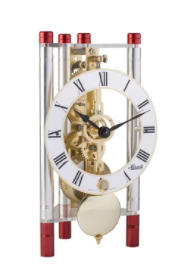 Hermle 23023T40721 Lakin (silver And Redmental Dialbrass Pendulum)