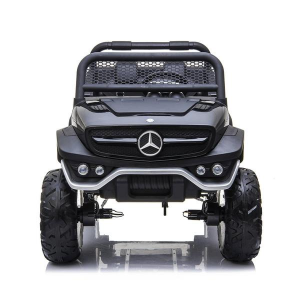 Dti UN101_black 12v Mercedes Benz Unimog Ride On Car 2 Seaters With Pa