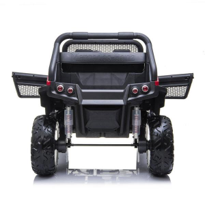 Dti UN101_black 12v Mercedes Benz Unimog Ride On Car 2 Seaters With Pa