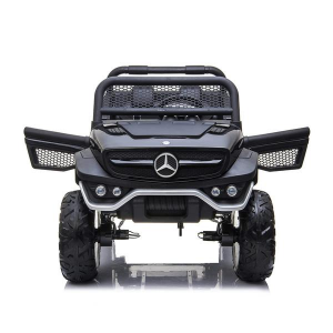 Dti UN101_black 12v Mercedes Benz Unimog Ride On Car 2 Seaters With Pa