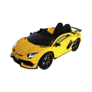 Dti HL328_yellow 12v Lamborghini Aventador Ride On Car 1 Seater With P