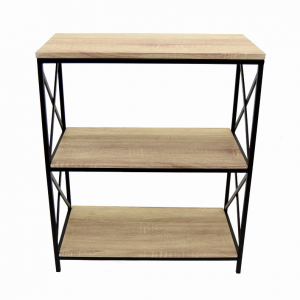 Plutus PBTH94502 Metalwood Plant Stand In Brown Metal