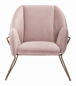 Zuo 101154 Stanza Arm Chair Pink