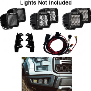 Seawide RIG-41610 Fog Light Kit, Ford Raptor, 2017-2018