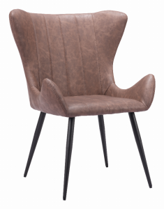 Zuo 109243 Alejandro Dining Chair Vintage Brown