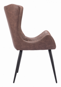 Zuo 109243 Alejandro Dining Chair Vintage Brown