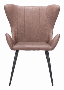 Zuo 109243 Alejandro Dining Chair Vintage Brown