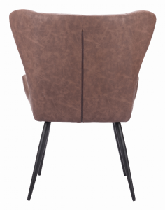 Zuo 109243 Alejandro Dining Chair Vintage Brown