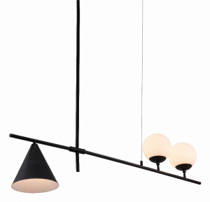 Zuo 56113 Richiza Ceiling Lamp Black