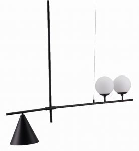 Zuo 56113 Richiza Ceiling Lamp Black