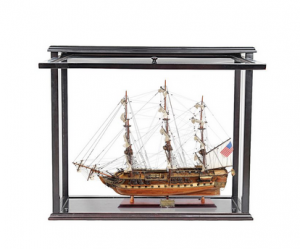 Old T097B U.s.s. Constitution Midsize-scaled Model Ship With Display C