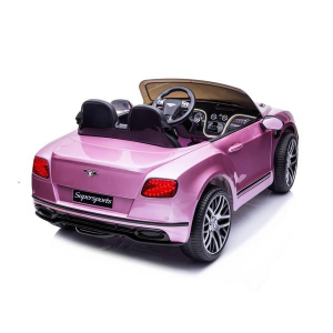 Dti JE1155_pink 12v Bentley Continental Ride On Car 2 Seater With Pare