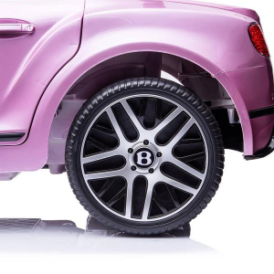 Dti JE1155_pink 12v Bentley Continental Ride On Car 2 Seater With Pare