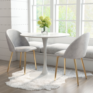 Zuo 101566 Opus Dining Table White