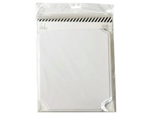 Bulk GR369 Heidi Swapp Metal Plaque With Matte White Finish