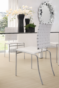 Zuo 333011 Criss Cross Dining Chair (set Of 4) White