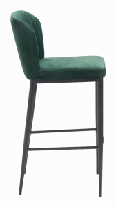 Zuo 101104 Tolivere Bar Chair (set Of 2) Green