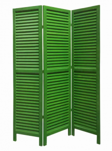 Homeroots.co 274705 1 X 48 X 67 Green, Wood, Shutter -screen