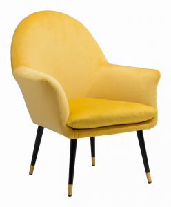 Zuo 109047 Alexandria Accent Chair Yellow