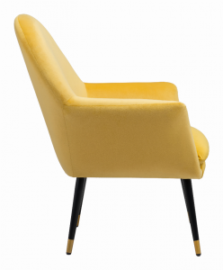 Zuo 109047 Alexandria Accent Chair Yellow