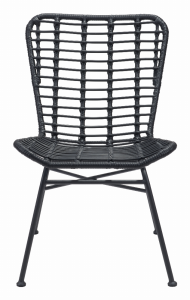 Zuo 703946 Lorena Dining Chair (set Of 2) Black