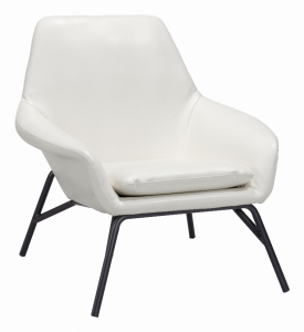 Zuo 109242 Javier Accent Chair White