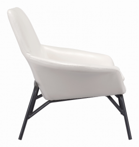 Zuo 109242 Javier Accent Chair White