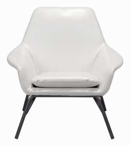 Zuo 109242 Javier Accent Chair White