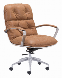 Zuo 100446 Avenue Office Chair Vintage Coffee