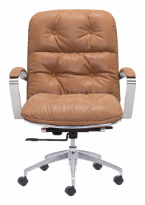 Zuo 100446 Avenue Office Chair Vintage Coffee