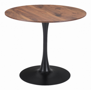 Zuo 101567 Opus Dining Table Brown  Black