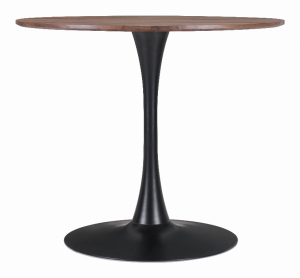 Zuo 101567 Opus Dining Table Brown  Black