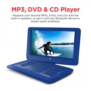 Ematic EPD141BU 14 Portable Dvd Player Blue