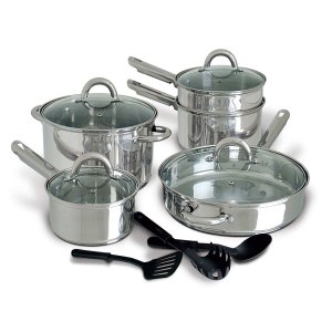 Gibson 64208.12 12pc Stainless Cookware 5mm M