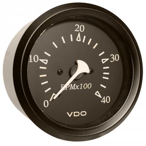 Vdo 333-11797 Allentare Black 4000rpm 3-38 (85mm) Diesel Tachometer (a