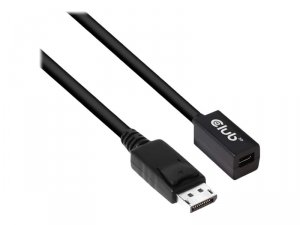 Club CAC-1120 Mini Dp Female To Dp Male Cable Support Up To 8k 60hz, D