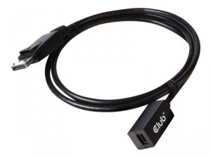 Club CAC-1120 Mini Dp Female To Dp Male Cable Support Up To 8k 60hz, D