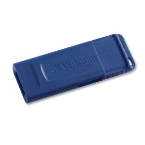 Verbatim 97086 Usb Flash Drive, , 2gb, Usb 2.0, Blue, Taa