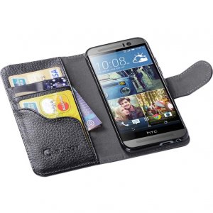 I M9-LB-BLACK Htc One M9 Wallet Case - Black