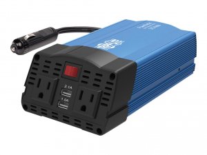 Tripp PV375USB 375w Car Power Inverter 2 Outlets 2-port Usb Charging A