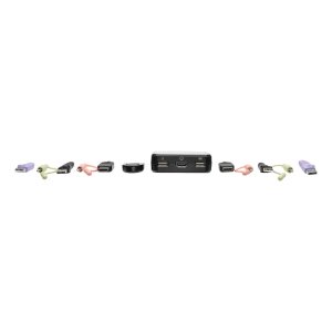 Tripp B032-HUA2 2-port Usb And Hd Cable Kvm Switch Trp