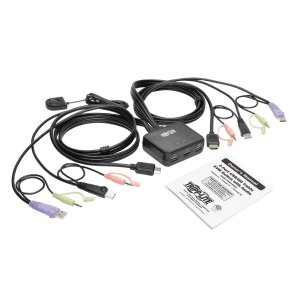 Tripp B032-HUA2 2-port Usb And Hd Cable Kvm Switch Trp