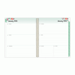 Blue 135842 Planner,laurel 11x8.5 Wm