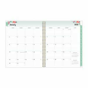 Blue 135842 Planner,laurel 11x8.5 Wm