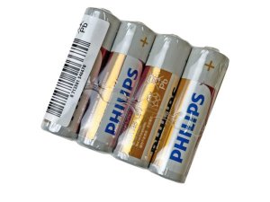 Bulk BA008 Philips Long Life Zinc Chloride 4 Pack Aa Battery In Shrink